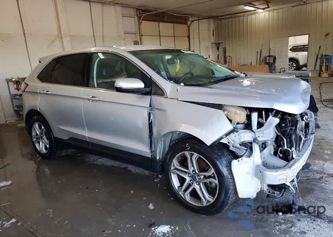 2016 Ford Edge Titanium z USA, uszkodzony, nr VIN 2FMPK4K89GBB21360